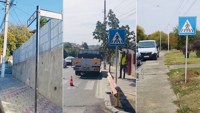 Drumurile din Cernavodă, dotate cu indicatoare rutiere noi FOTO