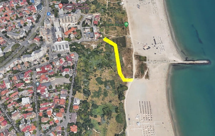 Primăria Constanța vrea să construiască o stradă pe taluz, între plaja Modern și zona Bucovinei