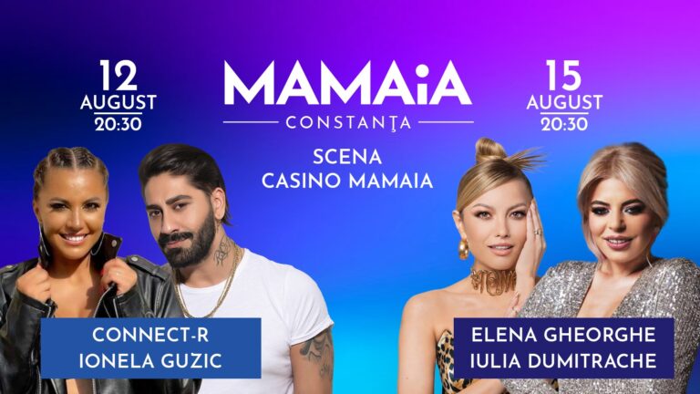 Ionela Guzic, Connect-R, Elena Gheorghe și Iulia Dumitrache vor concerta în Mamaia în minivacanța de Sf. Maria